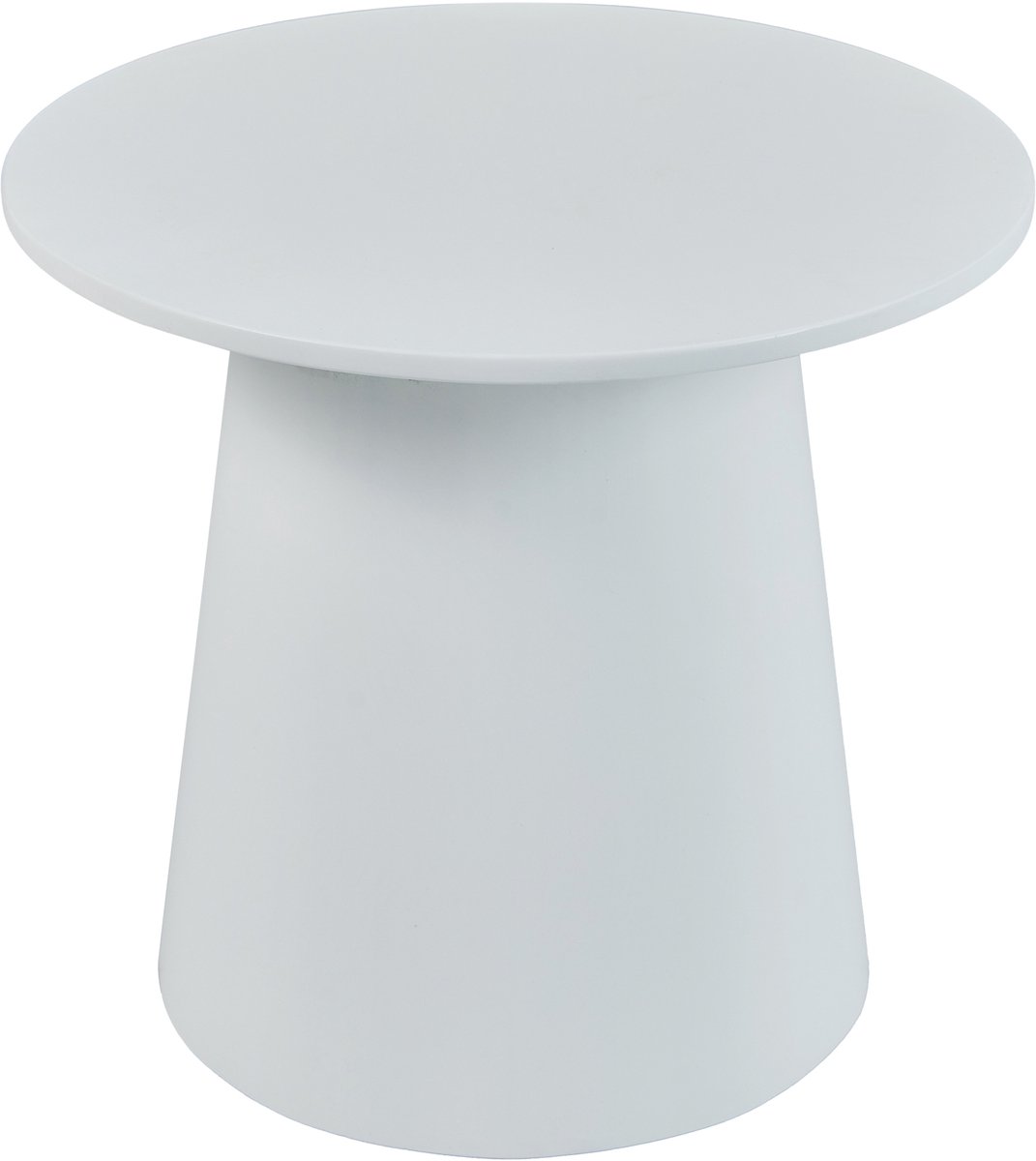 en.casa Salontafel Nyd rond 40x44 cm wit tafel met stabiel onderstel [en.casa]