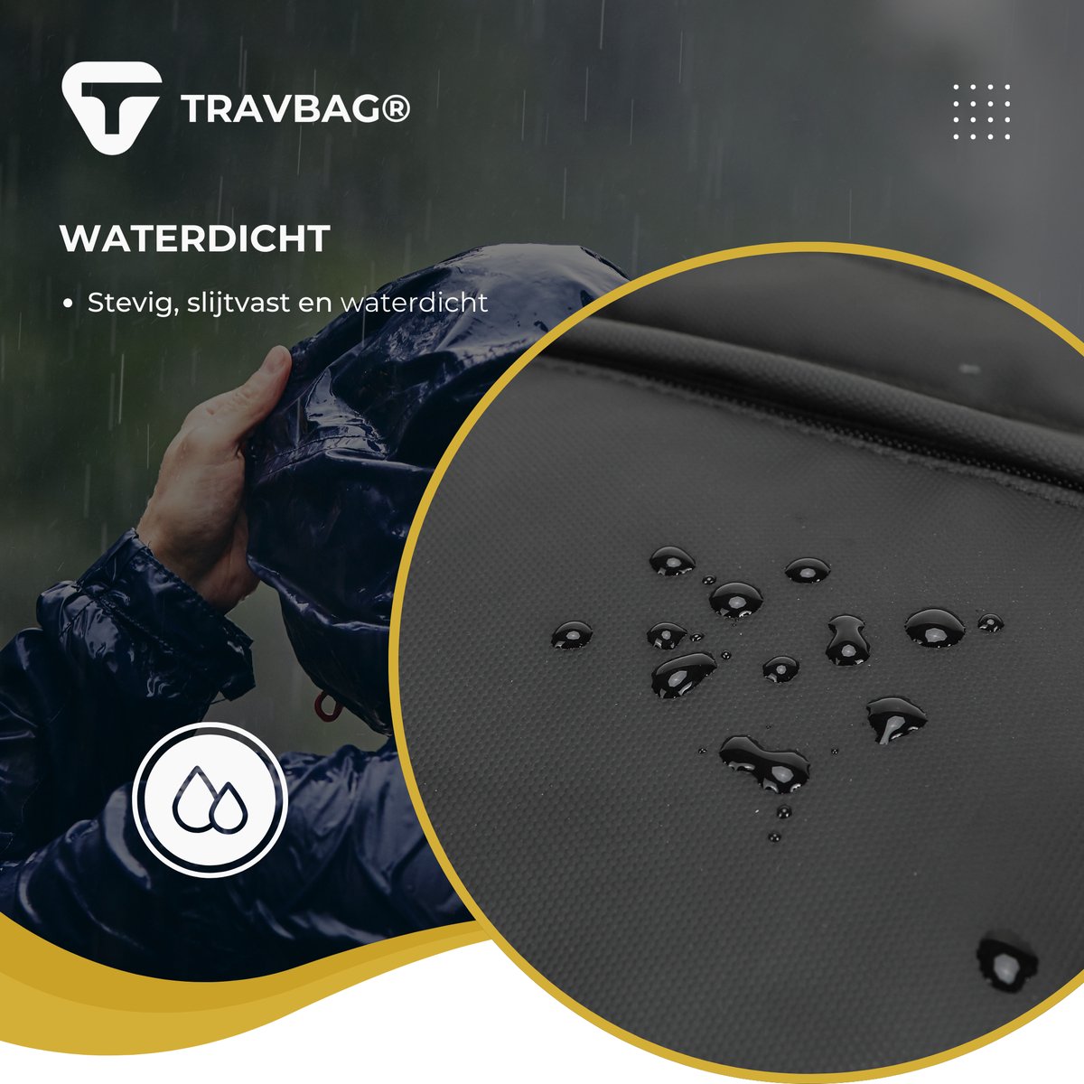 TRAVBAG® VOYAGER Rugzak - Ruime capaciteit & Verstelbaar - Backpack Reistas - Wandelrugzak - Waterdicht - USB Oplaadpoort - 65 Liter - Laptopvak - Anti-diefstal - Voor Reizen, Werk & School – foto 7