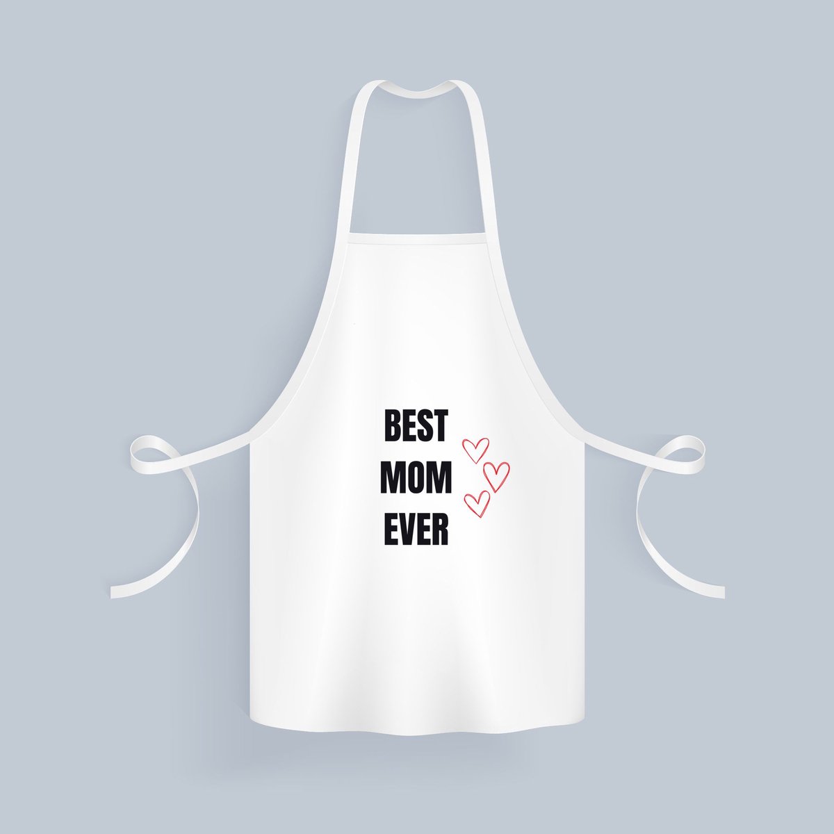 Akyol - best mom ever Keukenschort - Mama - cadeau mama - cadeau - verjaardag mama - 82 bij 71 cm