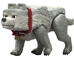 foto van Mattel A Minecraft Movie Action Figure Dennis the Wolf 10 cm Action Figuur