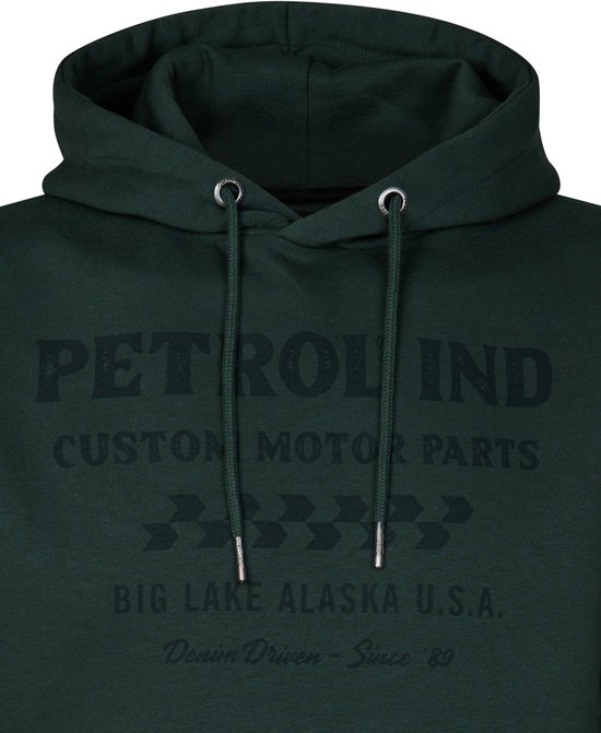 Petrol Industries - Sweat à capuche Artwork pour hommes Kowak - Vert - Taille XXL
