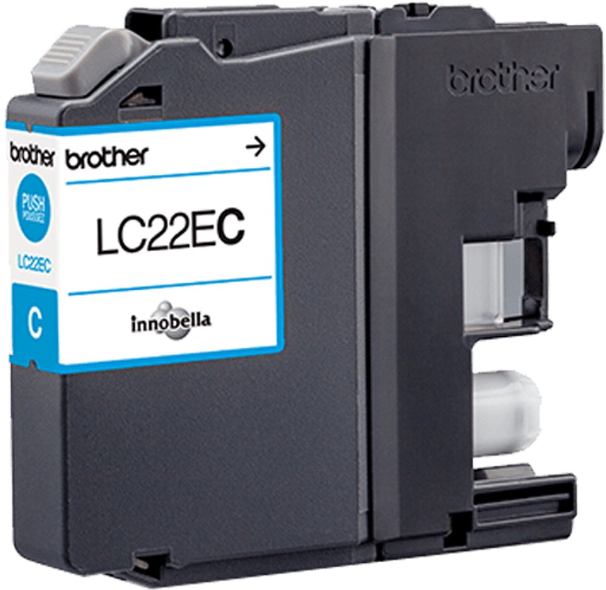 Brother LC22EC inktcartridge, 1 stuk, origineel, cyaan