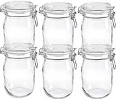 Pot Weck - Pot de conservation - Transparent - 1 Litre - 6 pièces