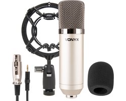 Studio microfoon voor pc of mixer - Vonyx CM400 - incl. shockmount