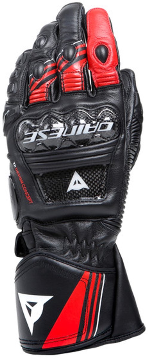 Dainese Druid 4 Zwart Lava Rood Wit Handschoenen - Maat XL - Handschoen – foto 6