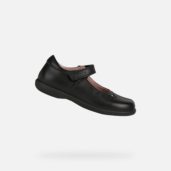 GEOX NAIMARA MEISJES Veterschoenen - ZWART - Maat 30