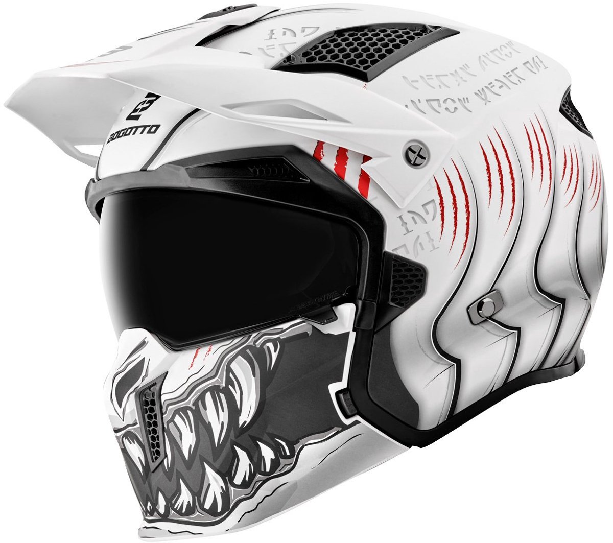 Bogotto Radic Waheela 22.06 Wit Jethelm - Maat L - Helm