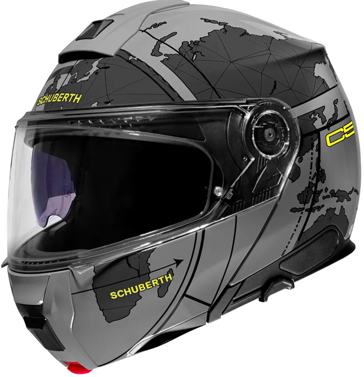 Schuberth C5 Globe Grey Black M - Maat M - Helm