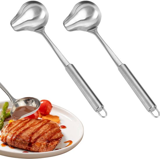 Sauslepel Paderno Series 12900 Pa plus Black 6,5 cm | Kookexpert