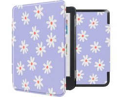 foto van imoshion E-reader Hoesje - Geschikt voor Kobo Clara BW, Kobo Clara Colour - Design Sleepcover Bookcase - Flowers Distance
