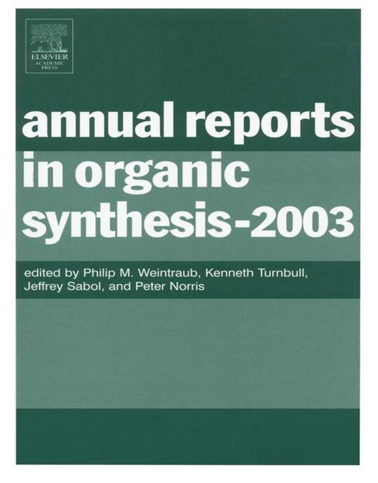 Annual Reports in Organic Synthesis (2003) - cover