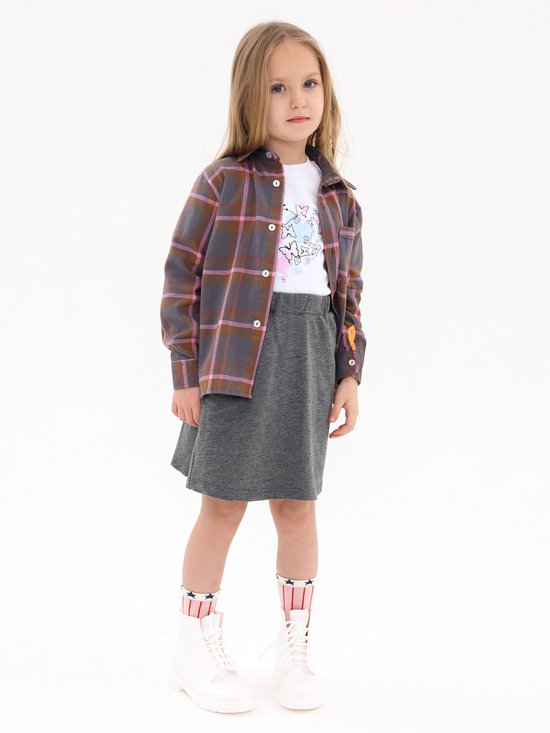 RobyKris Garçons / Filles / Unisexe / Chemise Enfants / Chemise | Manches longues | Flanelle | taille 134-140