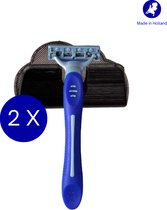 Jumada's Houders - Scheermeshouder - Accessoires Voor De Badkamer Douche Kabelhouder Wandhaak 2 Stuks
