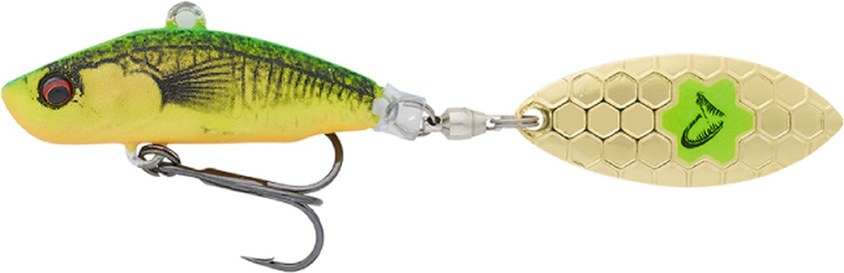 Savage Gear 3D Sticklebait Tail Spin Firetiger 8cm | 18g