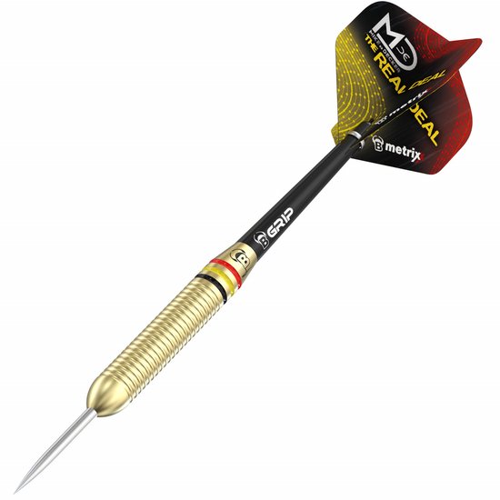 Bull's Germany Mike de Decker Brass Steel Dart - 20 Gram van Bull's Germany — afbeelding 2