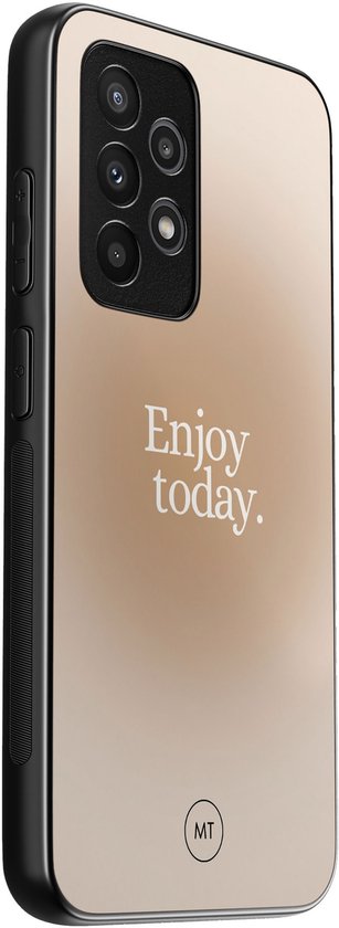 Coque rigide en TPU pour Samsung Galaxy A52 5G - Enjoy -en dès aujourd'hui - Beige, Vert - Superbes Housses de téléphone