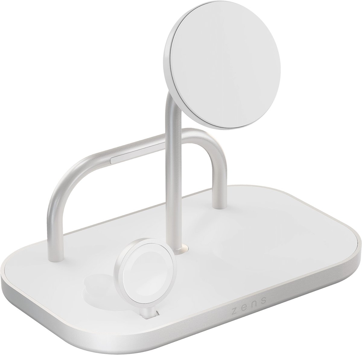 Zens 4-1 Wireless Charger | Draadloos oplaadstation - Geschikt voor Qi2 & geschikt voor MagSafe - Wit