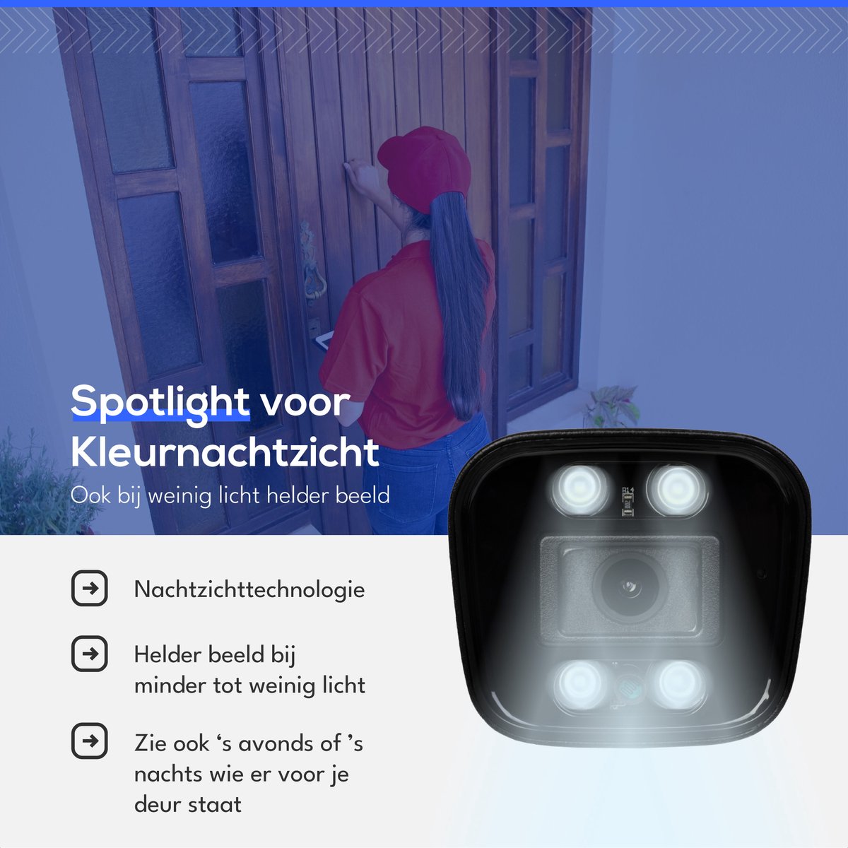 Teceye Beveiligingscamera Set met 8x POE Camera's - afbeelding 2