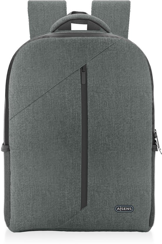 Sac à dos pour ordinateur portable AISENS ASBG-BP084-GR 39,6 cm (15,6") Grijs