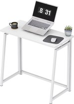 Mark Adler Leader 1.5 Inklapbaar Bureau - Compact Computerbureau - Ruimtebesparende Schrijftafel - Wit