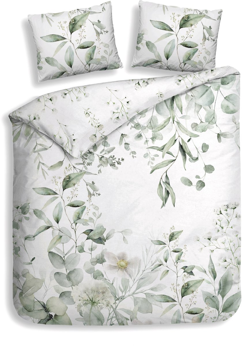 Heckett Lane Dekbedovertrek Katoen Clip-Sheared Eduardo - White 200x200/220cm
