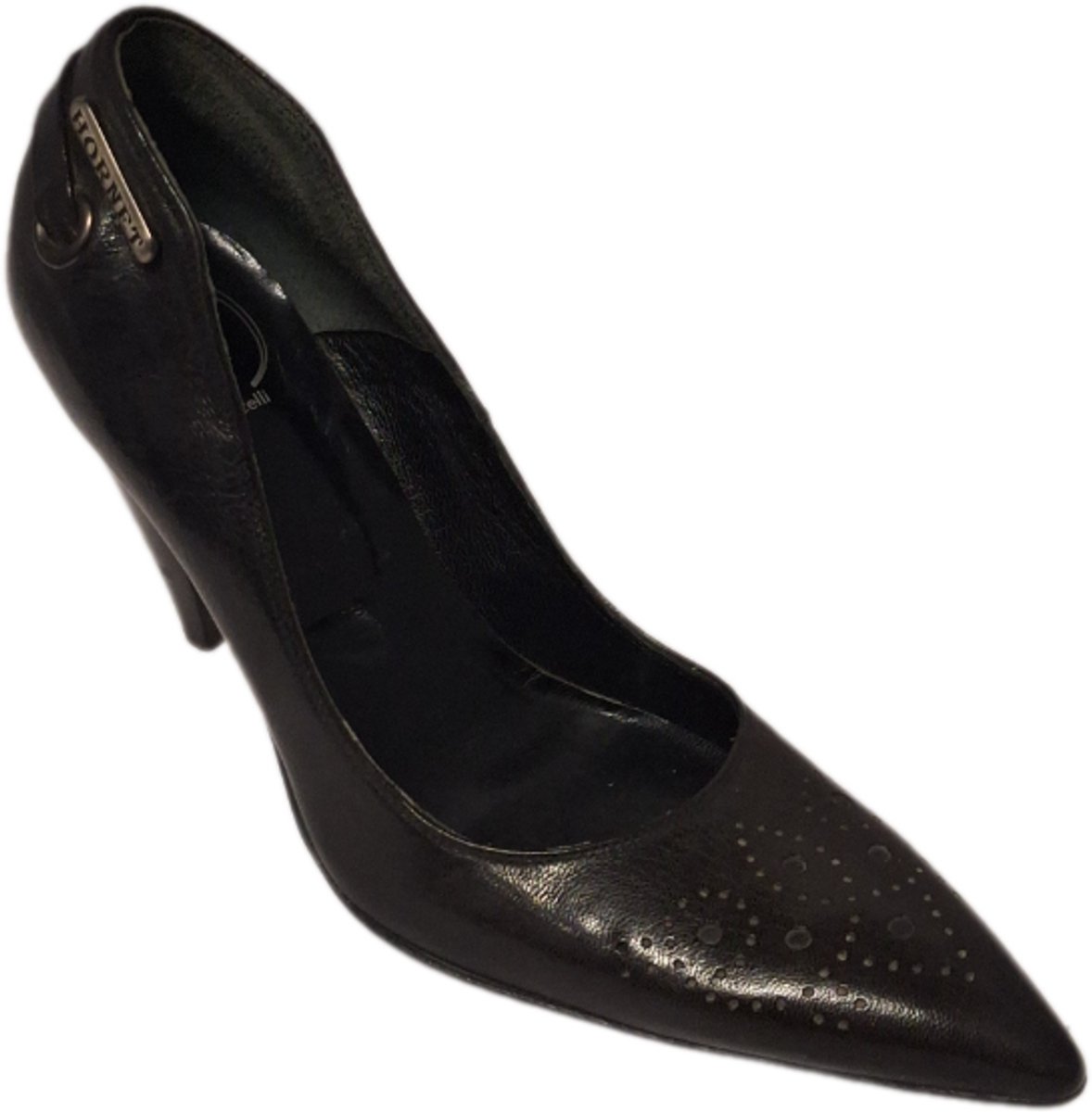 HORNET by BOTTICELLI LUXE PUMPS -BLACK-LEER-STILLOHAK