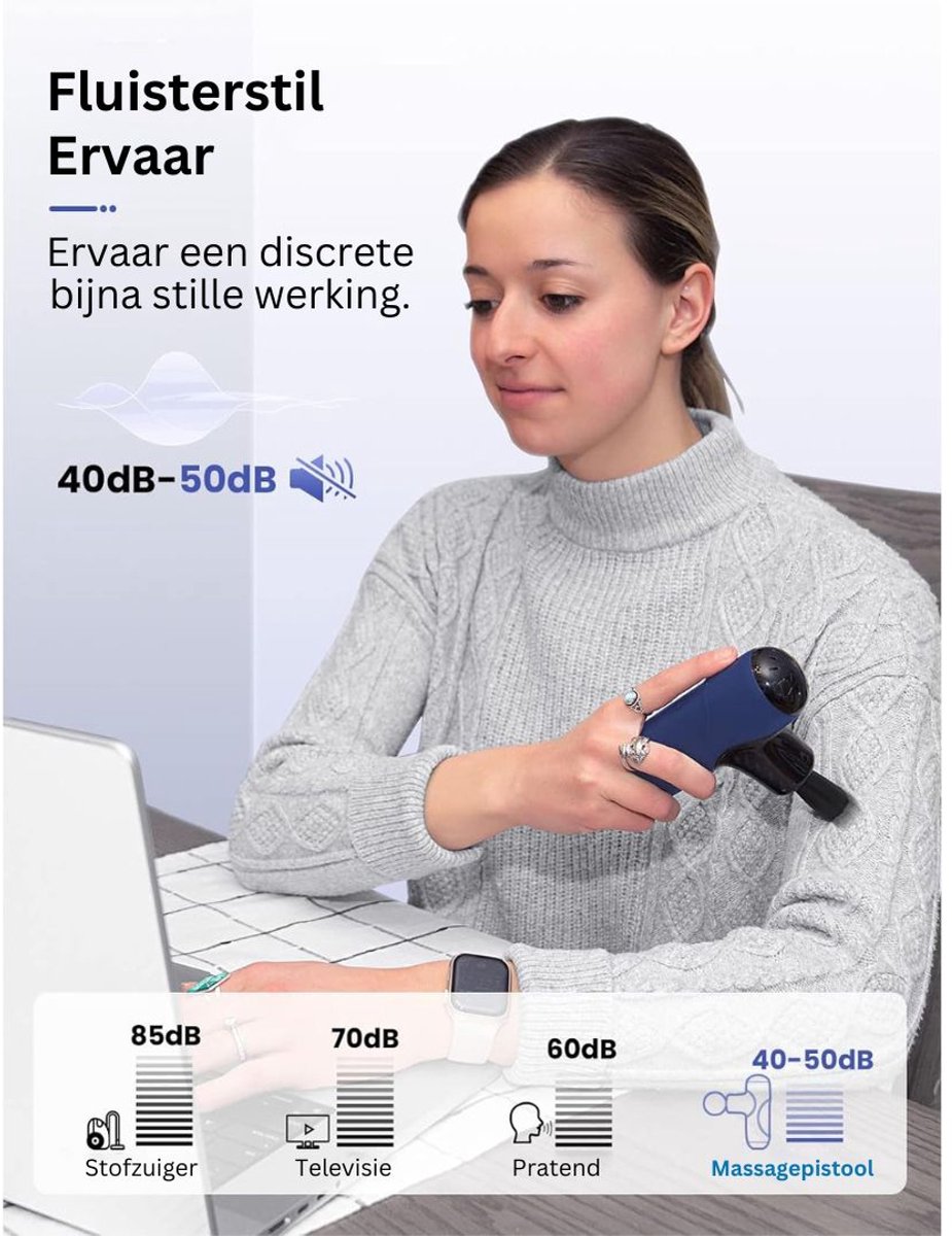 Afbeelding 3 van ApexArte® Massage Gun Professioneel - Massage Apparaat - Theragun