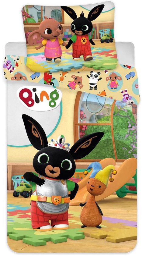 Bing Bunny Baby Dekbedovertrek Speeltijd – 100x135 cm