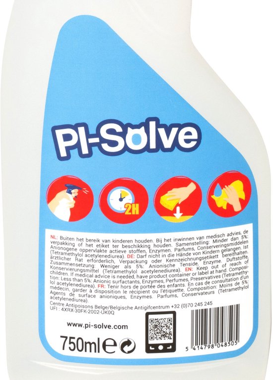 PI-Solve urineverwijderaar 750 ml
