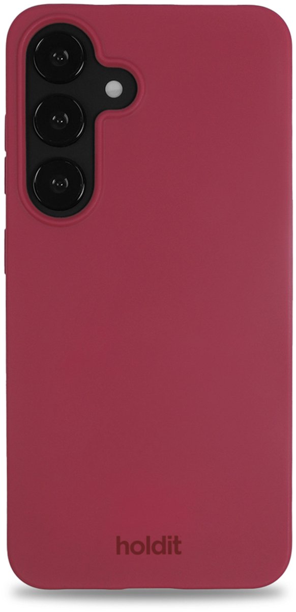 Holdit Soft Case geschikt voor Samsung Galaxy S25 Plus - Red Velvet