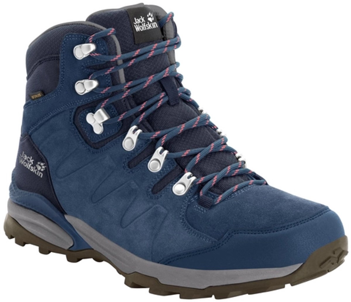 Wandelschoen Jack Wolfskin Women Refugio Texapore Mid Dark -Schoenmaat 43 Blauw