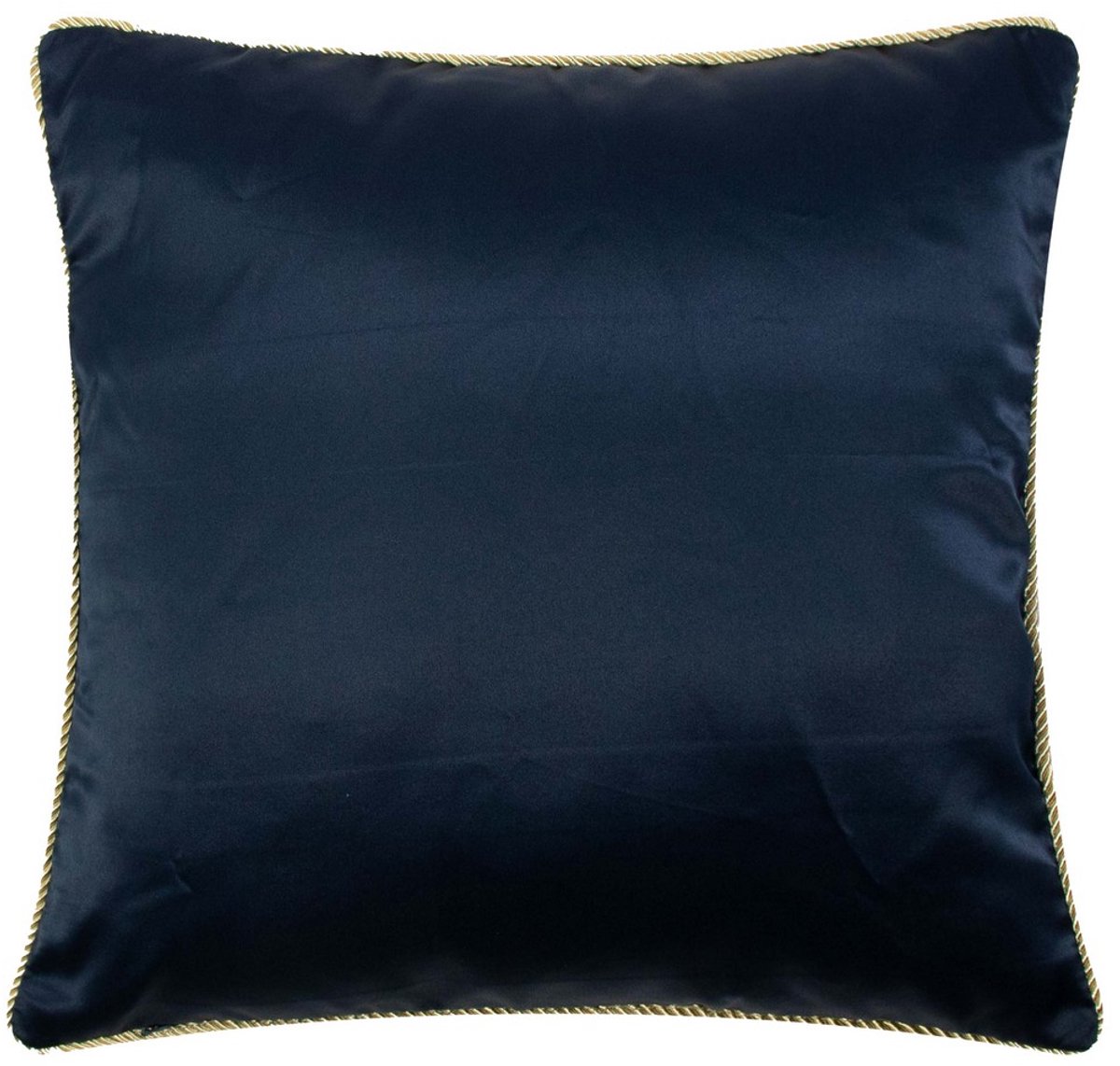 kussen satijn navy 45x45cm