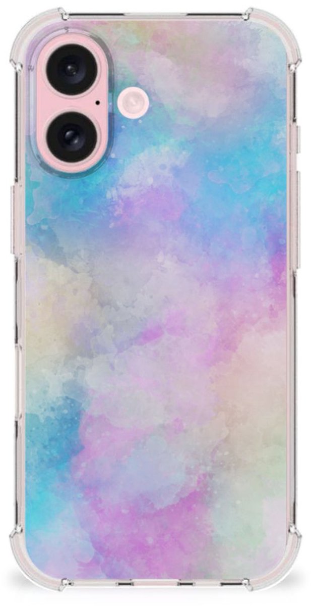 Back Cover iPhone 16 Watercolor Light