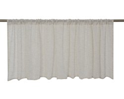 Elbersdrucke Bistro Gordijn Liem 48x140 cm beige semi-transparant