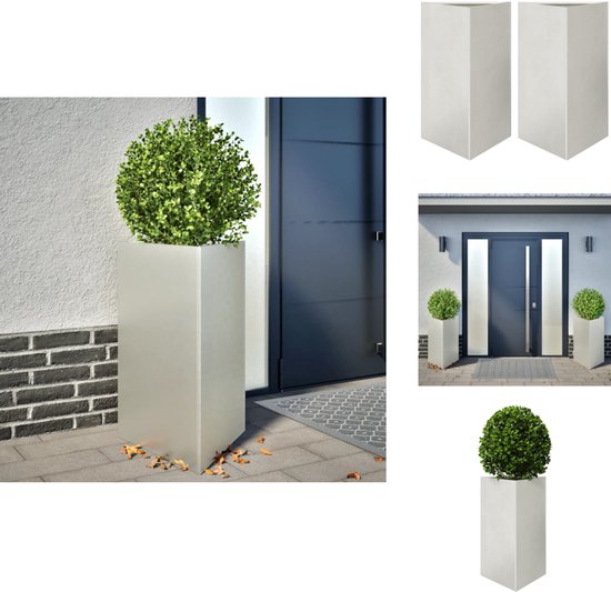VidaXL Plantenbakken 2 St Driehoek 50x43x75 Cm Staal Antracietkleurig Plantenbak Plantenbakken Verhoogde Plantenbak Plantenbak Buiten 1078825767 VidaXL Plantenbakken 2 St Driehoek 50x43x75 Cm Staal Antracietkleurig Plantenbak Plantenbakken Verhoogde Plantenbak Plantenbak Buiten 1078825767