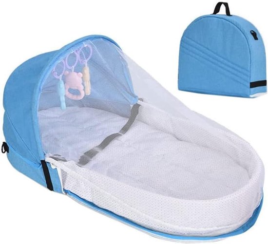 AeroMoov Campingbedje / Reisbedje met matras - voor baby én peuter