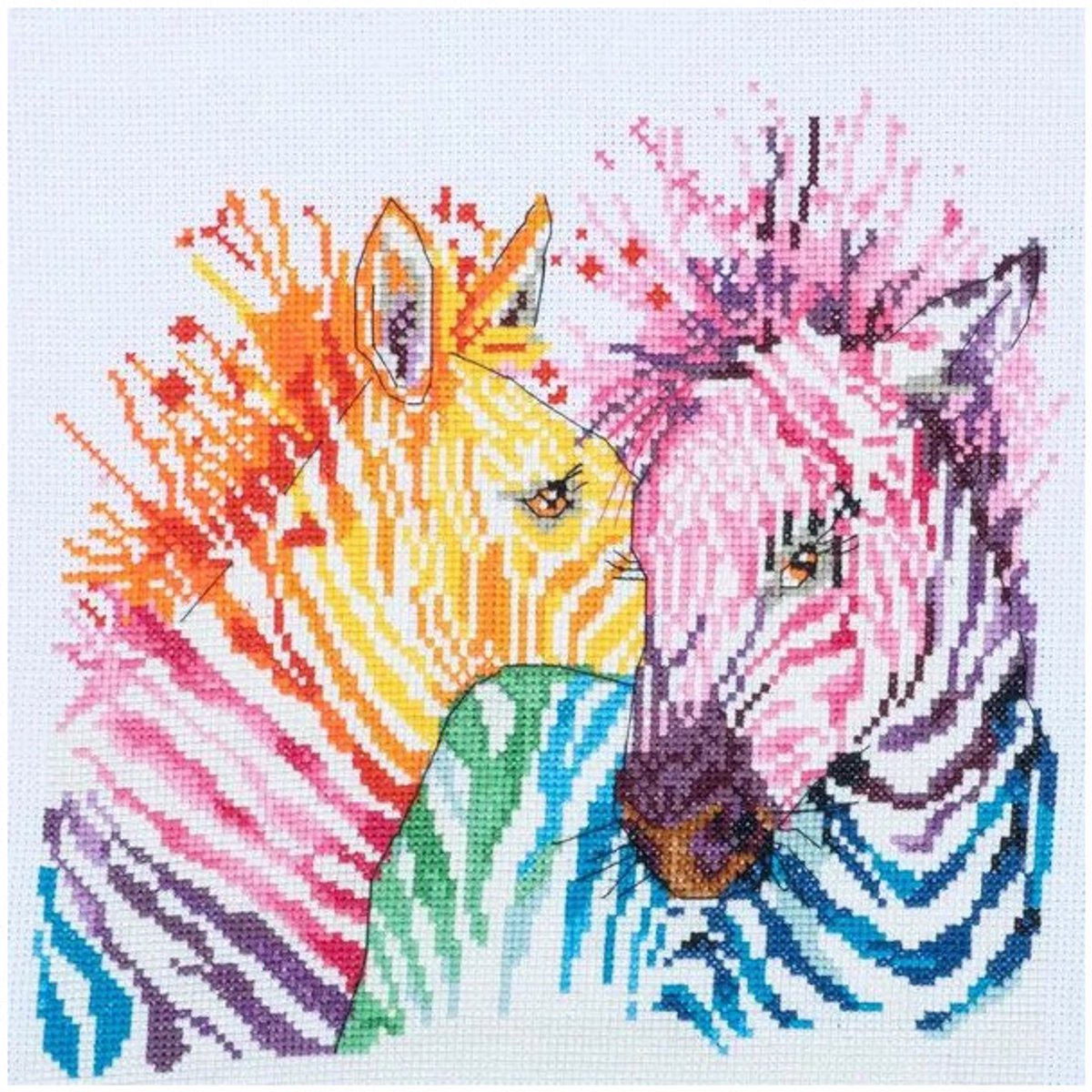Borduurpakket Zebras