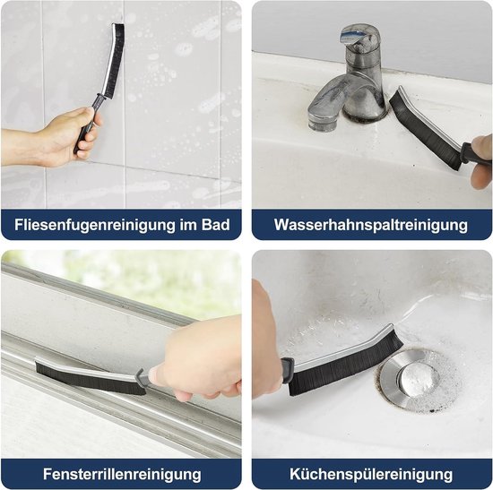 Spleetreinigingsborstel - Multifunctionele Gewrichtsreinigingsborstel - 2 stuks — afbeelding 4