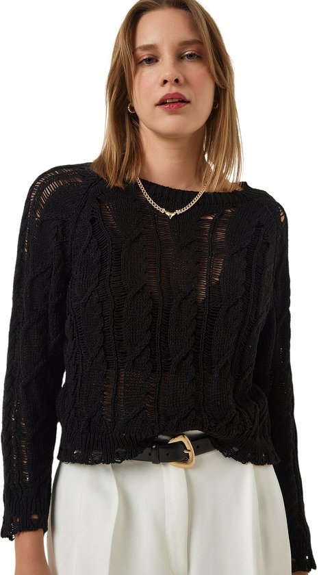 Happiness Istanbul MW00142 Adultes Femmes célibataires - Zwart - S/M
