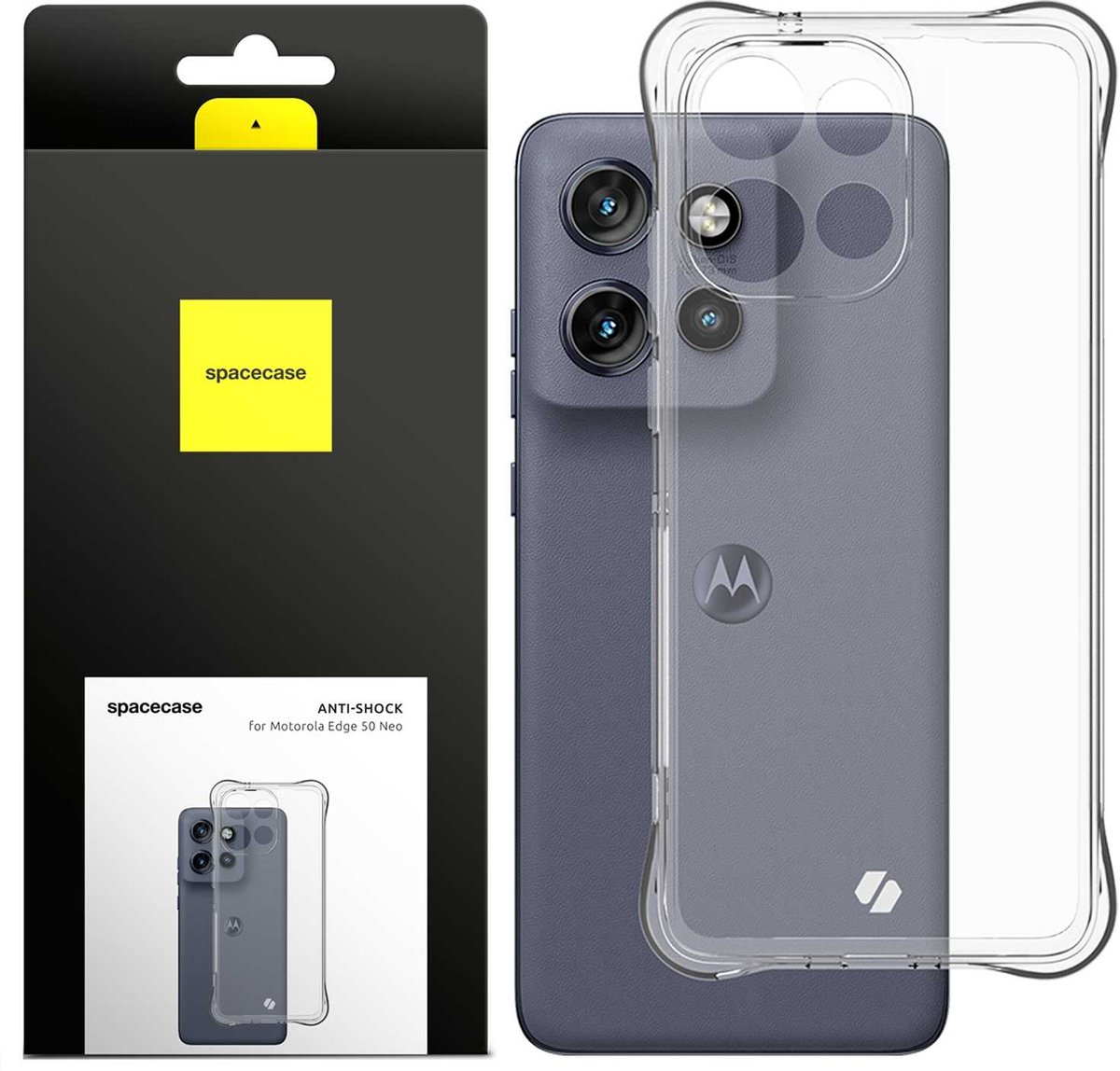 Spacecase Case Anti-Shock 2.0 Cover Voor Motorola Edge 50 Neo