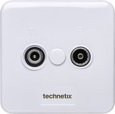 Prise murale Technetix TRAS-2000 SHOP complète / KabelKeur et Ziggo Convient
