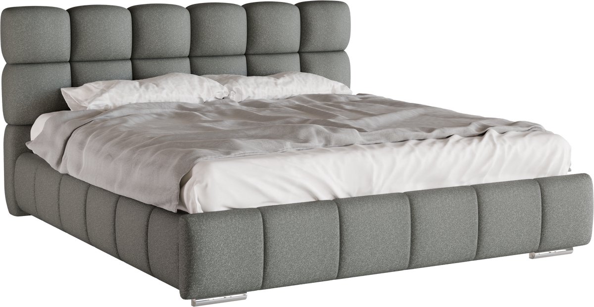 Homesy The Essence of Comfort Polsterbed Bliss 180 x 200 cm - zonder matras Donkergrijs