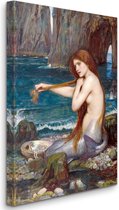 John William Waterhouse, A Mermaid - Een zeemeermin (1900) - 3:2