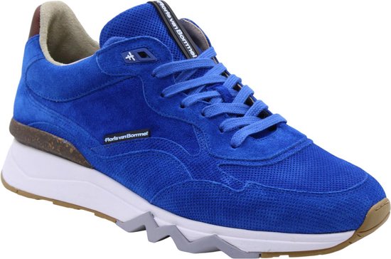Baskets Floris Van Bommel Homme – Taille 42.5 EU, Cuir Blanc – Occasion Très Bon état, Article 29452-10
