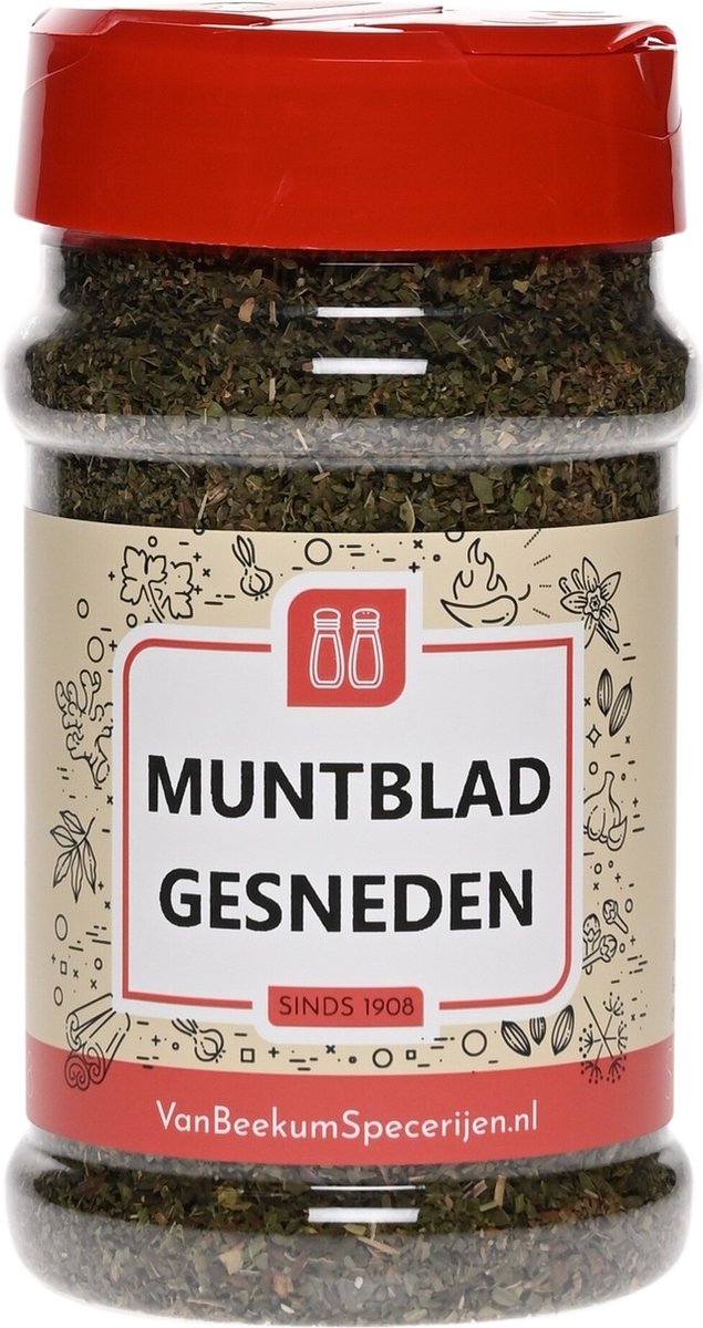 Goedkoopste Van Beekum Specerijen - Muntblad Gesneden - Strooibus 60 gram