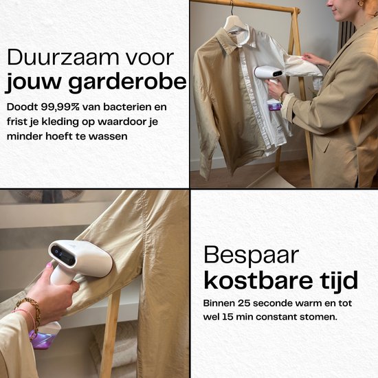 Mini-stoomstrijkijzer, 1200 W opvouwbaar handzaam Mini-stoomstrijkijzer, 1200 W opvouwbaar handzaam
