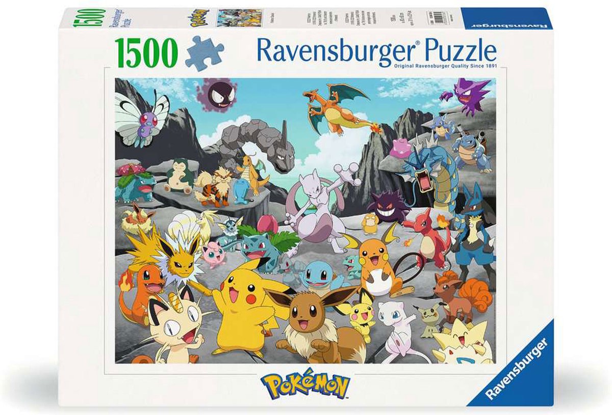 Ravensburger puzzel Pokémon Classics