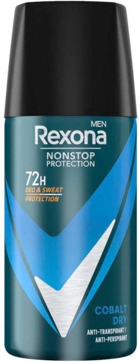Rexona Men Advanced Protection Anti-Transpirant Spray - Cobalt Dry - met deo & sweat protection tegen zweet en lichaamsgeur 35 ml