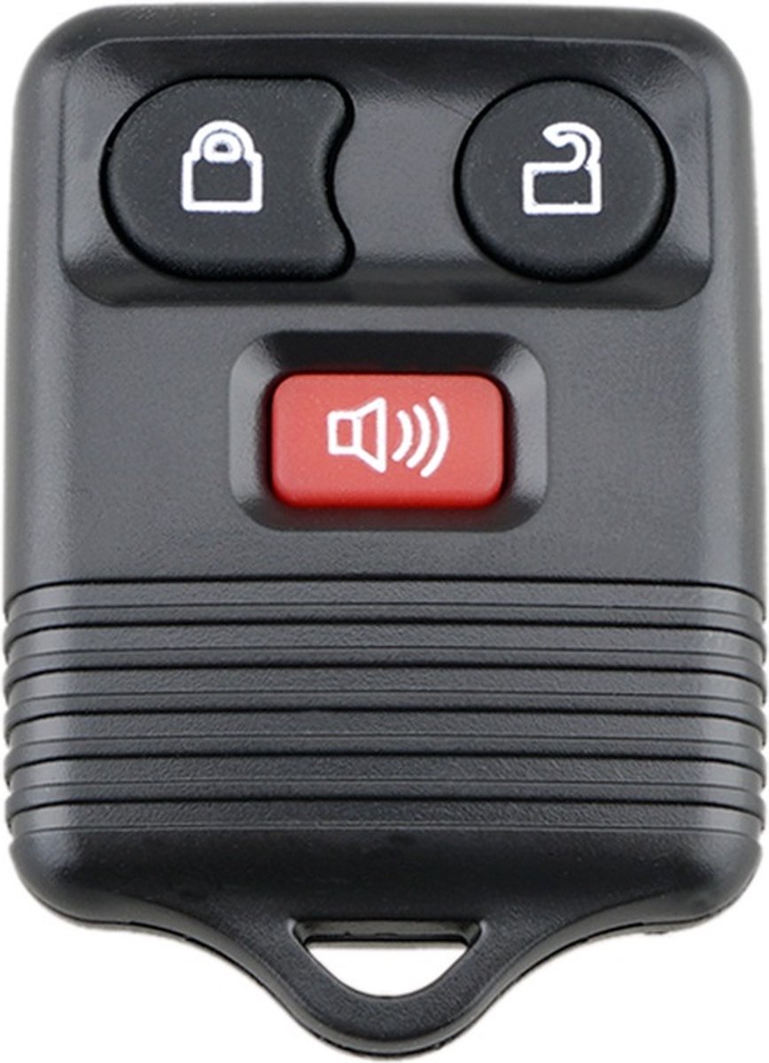 TLVX Sterke Autosleutel Behuizing Geschikt voor Ford en Mazda / Ter vervanging van Originele Sleutel behuizing / Afstandsbediening Auto / 3 knops / Claxon knop / 3 knoppen / 1 stuks