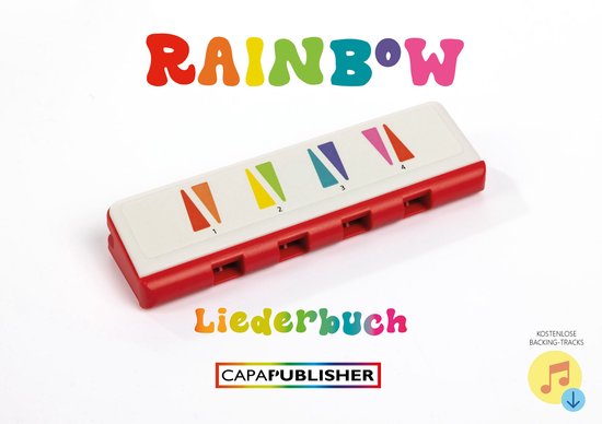 Speedy Rainbow: 20 Fröhliche Lieder für 4-Loch-Mundharmoni ... - cover